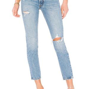Levi’s 501 Skinny Jeans Distressed